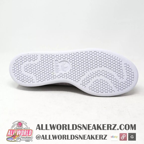 adidas Stan Smith Tennis Sneaker Recycled Textile MORPHLON® GY5460 Purple Grey - Picture 6 of 12